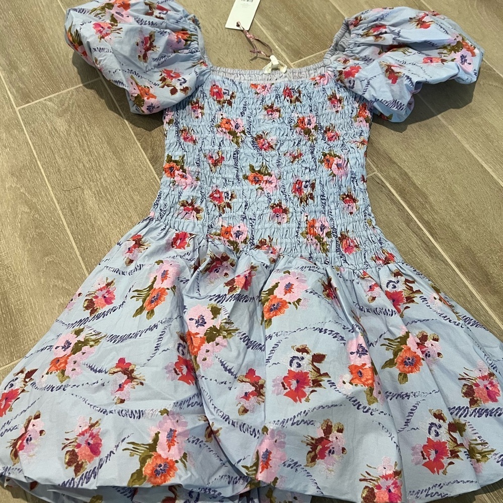 NWT LoveShackFancy Asa Dress LAVENDER MOON - SIZE XS - Picture 6 of 7